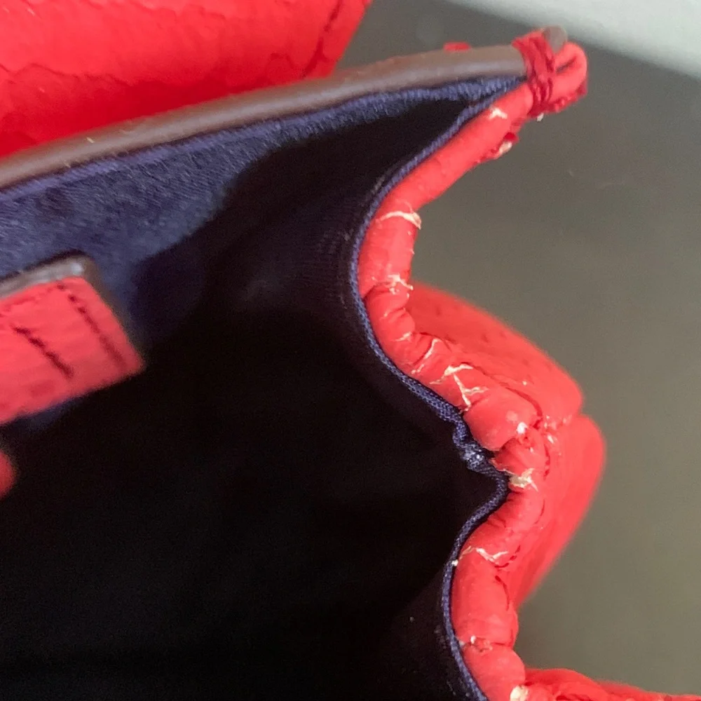 RACHEL Rachel Roy Glossy Red Clutch
